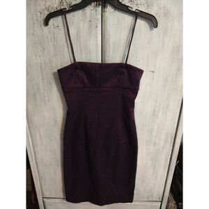 Guess Sleeveless  Sleeveless Dress Size 7 Y2K Gothcore Purple Vintage
